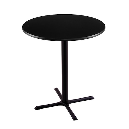 Holland Bar Stool Co 42" 211 Black Table, 36" dia. Top 211-3042BW36R